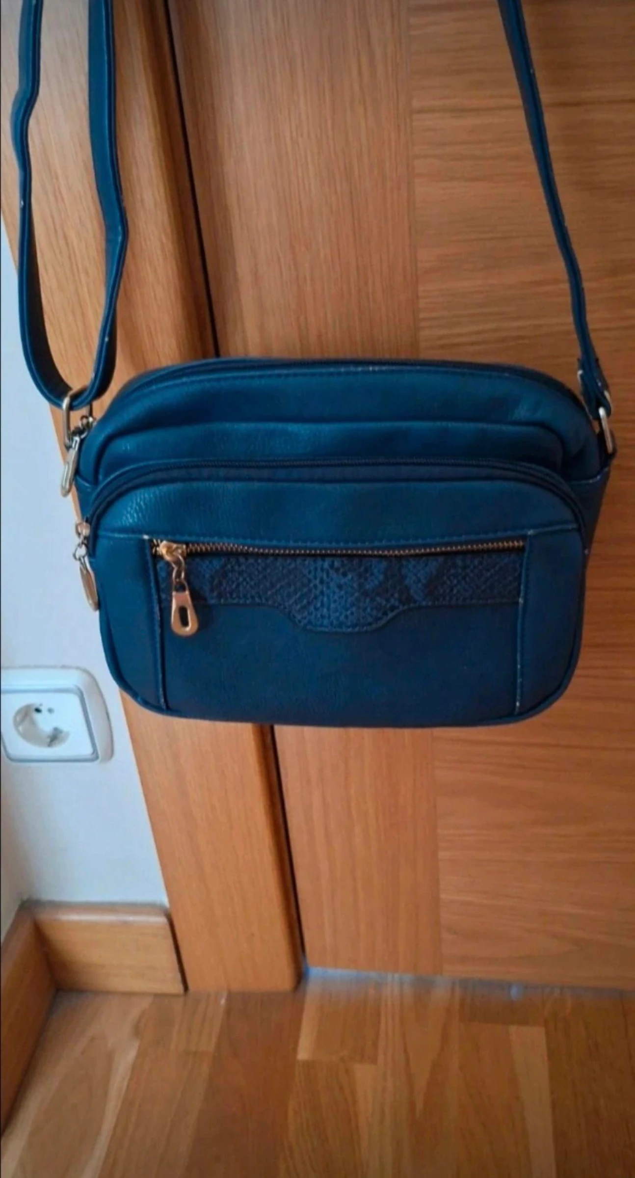 Bolso bandolera de mujer, color azul